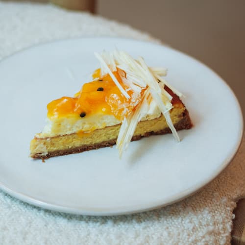 Чизкейк манго-маракуйя