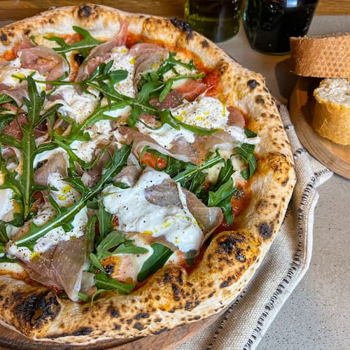 С пармой и Страчателлой